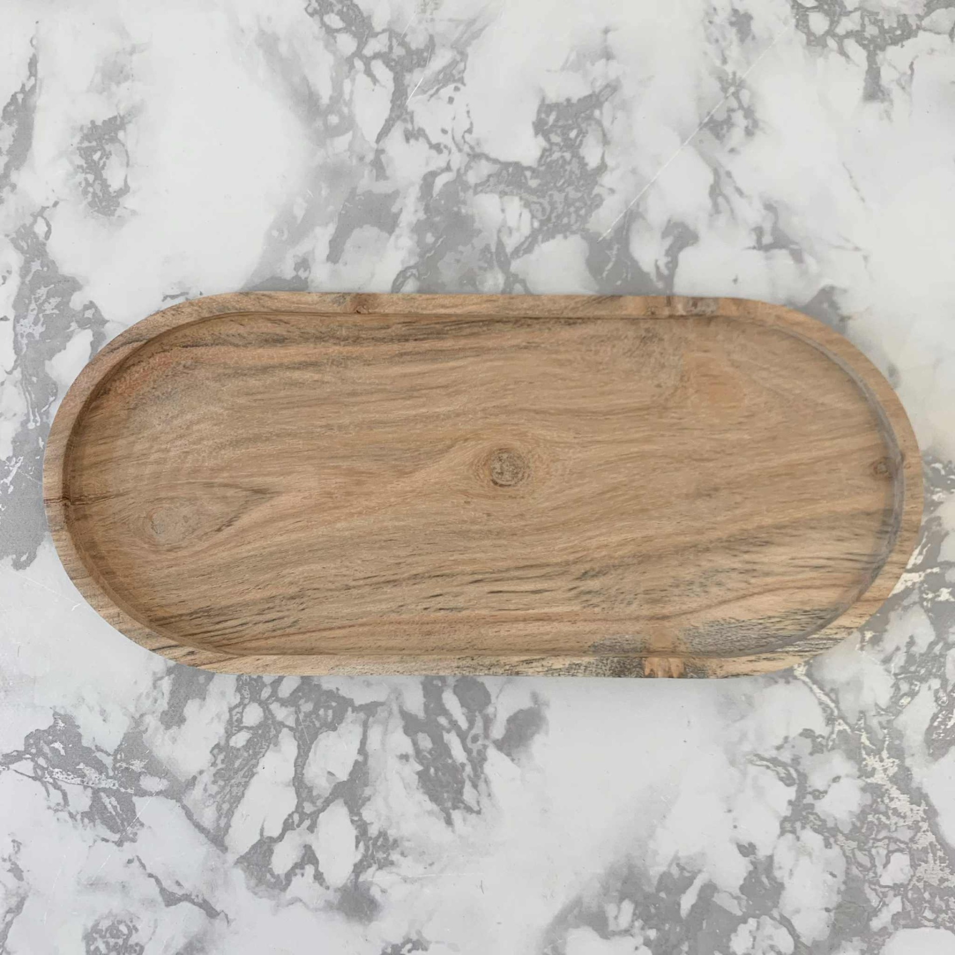 Ovalt træfad, 30cm, 289,-